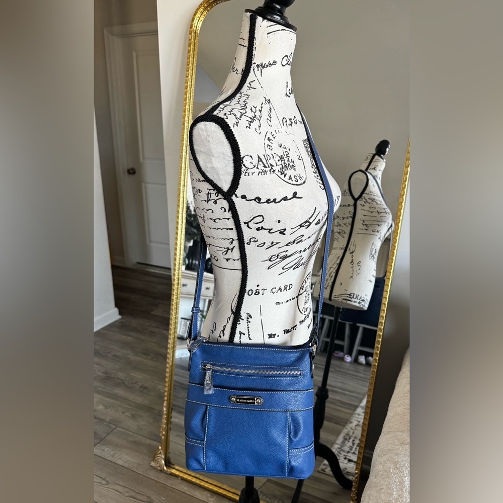 Franco sarto Blue Crossbody Bag